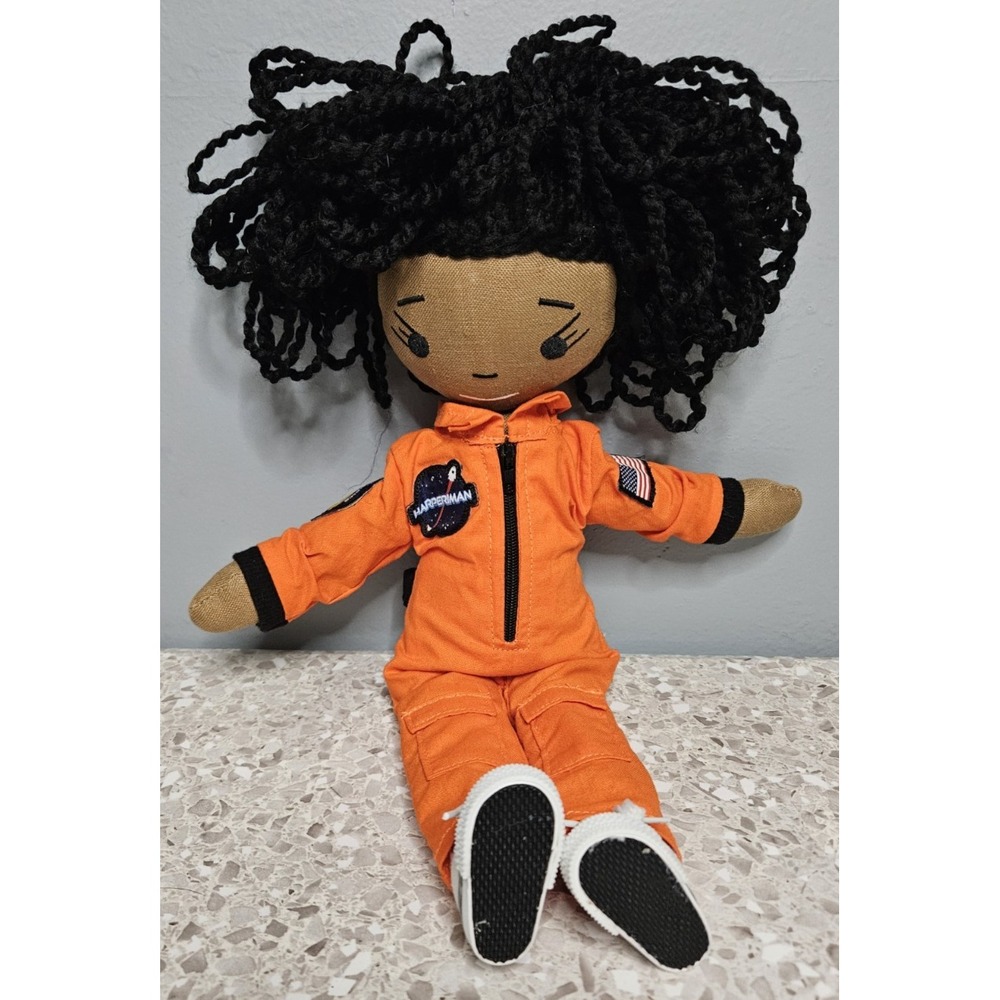 Harperiman Plush Charlie NASA Astronaut Handmade Space Jumpsuit Doll 12''